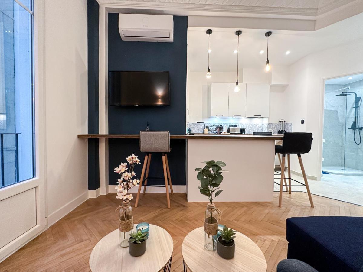 Clemenceau - Appartement Central, Calme, Cosy, Moderne Nice Bagian luar foto