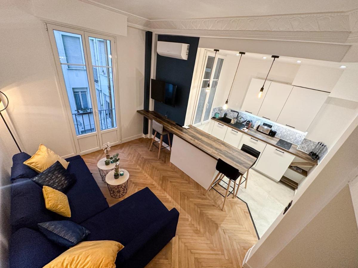 Clemenceau - Appartement Central, Calme, Cosy, Moderne Nice Bagian luar foto